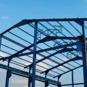 Металоконструкції на тлі синього неба-galery